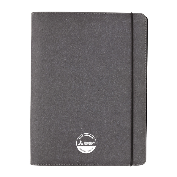 CONFÉRENCIER A4 - CUIR RECYCLÉ